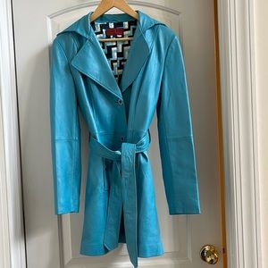 Beautiful genuine, leather coat